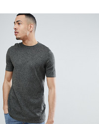 T-shirt à col rond en tricot gris foncé ASOS DESIGN