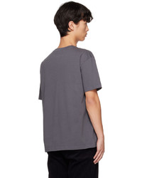 T-shirt à col rond en tricot gris foncé A.P.C.