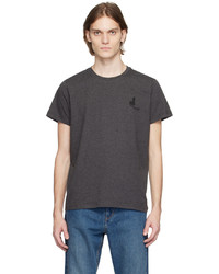 T-shirt à col rond en tricot gris foncé Isabel Marant