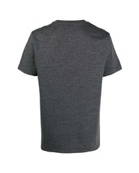 T-shirt à col rond en tricot gris foncé Polo Ralph Lauren