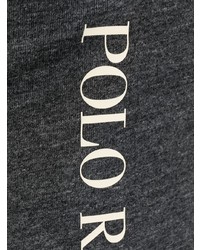 T-shirt à col rond en tricot gris foncé Polo Ralph Lauren