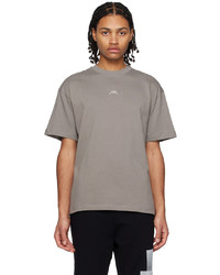 T-shirt à col rond en tricot gris A-Cold-Wall*
