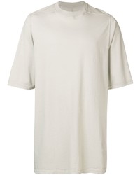 T-shirt à col rond en tricot gris Rick Owens DRKSHDW
