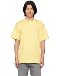 T-shirt à col rond en tricot jaune CARHARTT WORK IN PROGRESS