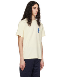 T-shirt à col rond en tricot jaune JW Anderson