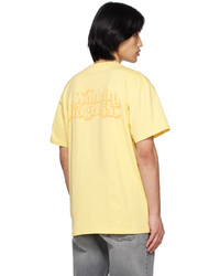 T-shirt à col rond en tricot jaune CARHARTT WORK IN PROGRESS