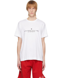 T-shirt à col rond en tricot marron clair Givenchy