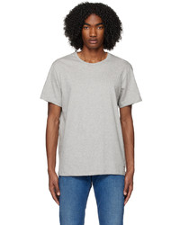 T-shirt à col rond en tricot marron foncé Calvin Klein Underwear