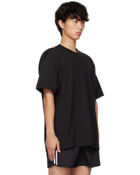 T-shirt à col rond en tricot noir adidas Originals