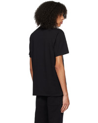 T-shirt à col rond en tricot noir MAISON KITSUNÉ