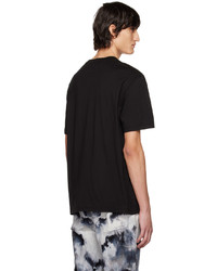 T-shirt à col rond en tricot noir Amiri