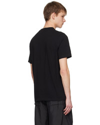 T-shirt à col rond en tricot noir Jil Sander