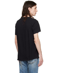 T-shirt à col rond en tricot noir R13
