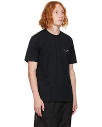 T-shirt à col rond en tricot noir Comme des Garcons Homme