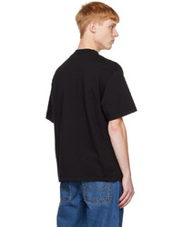 T-shirt à col rond en tricot noir Eytys