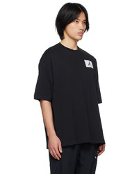 T-shirt à col rond en tricot noir NIKE JORDAN