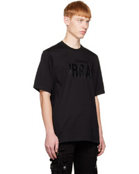 T-shirt à col rond en tricot noir DSQUARED2