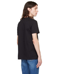 T-shirt à col rond en tricot noir A.P.C.