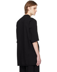 T-shirt à col rond en tricot noir Rick Owens DRKSHDW