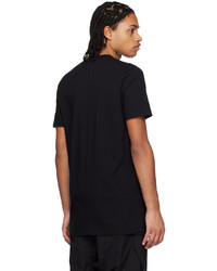 T-shirt à col rond en tricot noir Rick Owens