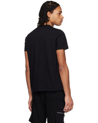 T-shirt à col rond en tricot noir Rick Owens