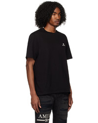 T-shirt à col rond en tricot noir Amiri