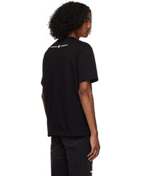 T-shirt à col rond en tricot noir Amiri