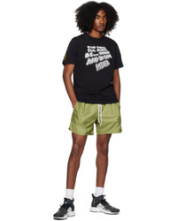 T-shirt à col rond en tricot noir Nike
