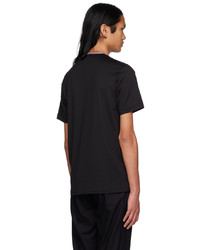 T-shirt à col rond en tricot noir Dunhill