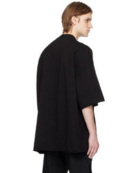 T-shirt à col rond en tricot noir Rick Owens DRKSHDW