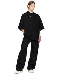 T-shirt à col rond en tricot noir Rick Owens DRKSHDW