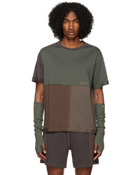 T-shirt à col rond en tricot noir Eckhaus Latta