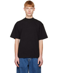 T-shirt à col rond en tricot noir Eytys
