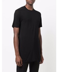 T-shirt à col rond en tricot noir Rick Owens