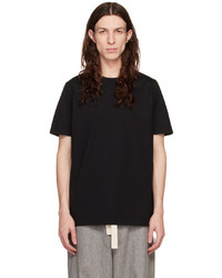 T-shirt à col rond en tricot noir Gabriela Hearst