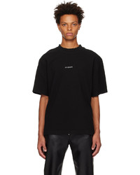 T-shirt à col rond en tricot noir Han Kjobenhavn