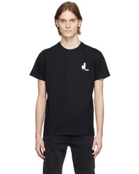 T-shirt à col rond en tricot noir Isabel Marant