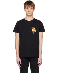 T-shirt à col rond en tricot noir Isabel Marant