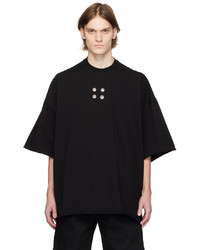 T-shirt à col rond en tricot noir Rick Owens DRKSHDW