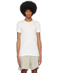 T-shirt à col rond en tricot noir Rick Owens