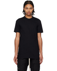 T-shirt à col rond en tricot noir Rick Owens