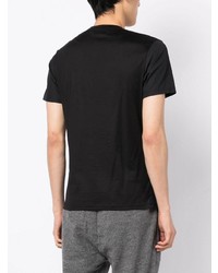 T-shirt à col rond en tricot noir Private Stock