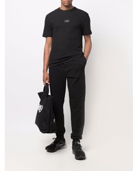 T-shirt à col rond en tricot noir Calvin Klein