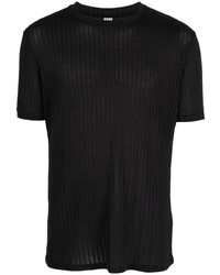 T-shirt à col rond en tricot noir Winnie NY