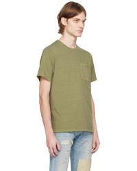 T-shirt à col rond en tricot olive Levi's