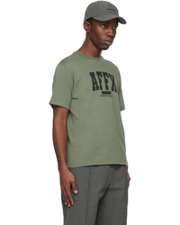 T-shirt à col rond en tricot olive AFFXWRKS