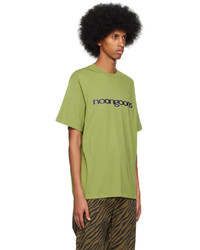 T-shirt à col rond en tricot olive Noon Goons