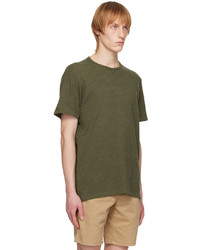 T-shirt à col rond en tricot olive rag & bone