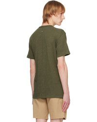 T-shirt à col rond en tricot olive rag & bone