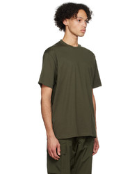 T-shirt à col rond en tricot olive Y-3